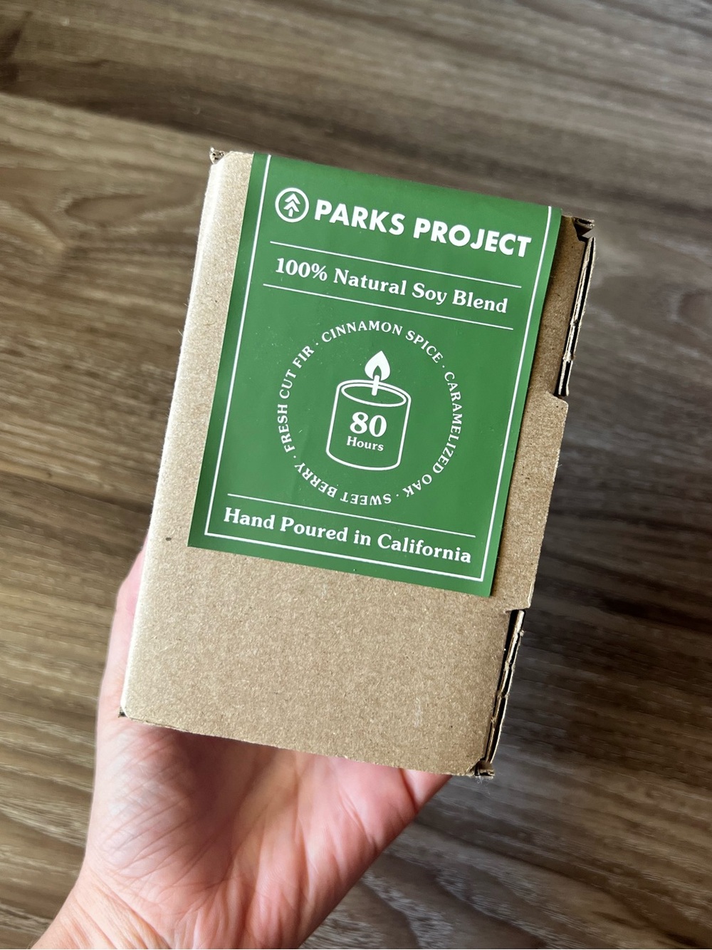 NWT Parks Project Candle Take Me To A National Park 100% Soy Winter Woods